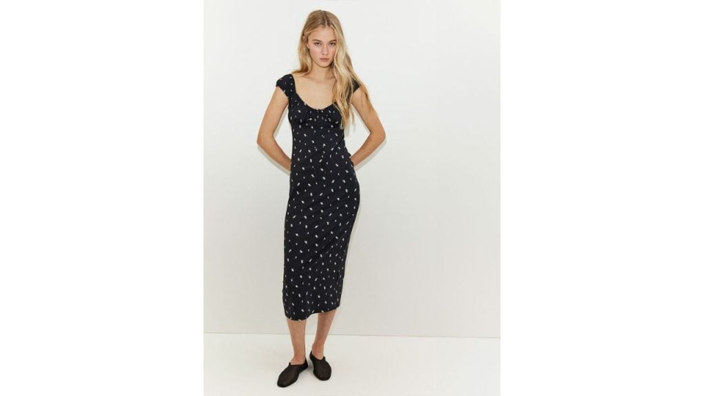 H&M Drawstring Detail Bodycon Dress