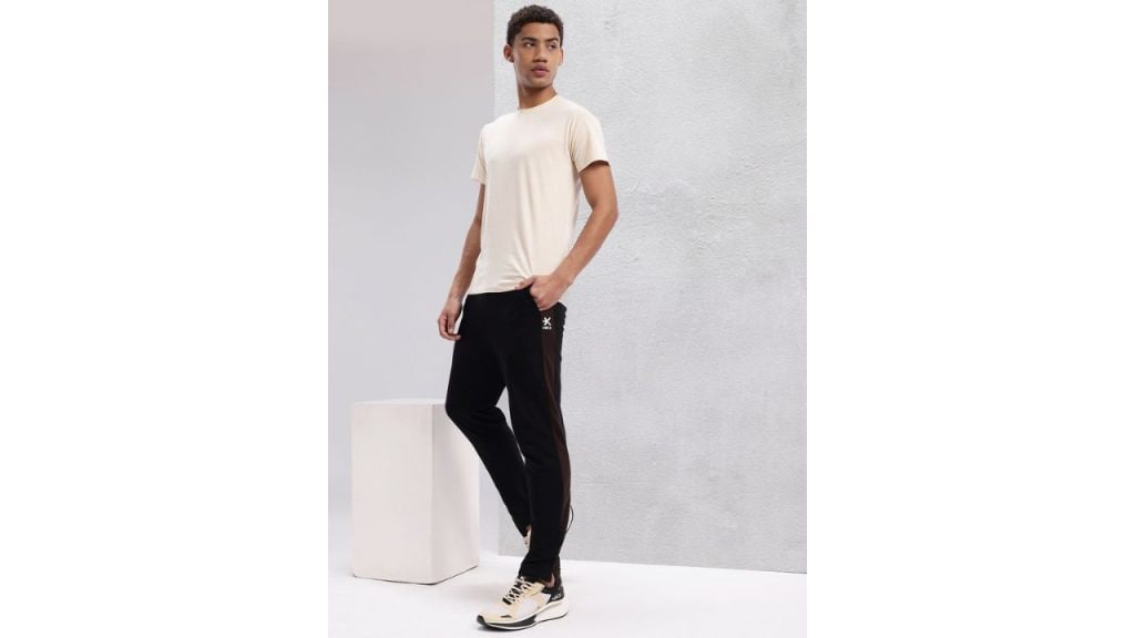 HRX by Hrithik Roshan Men Contrast Stripes Lifestyle Track Pants