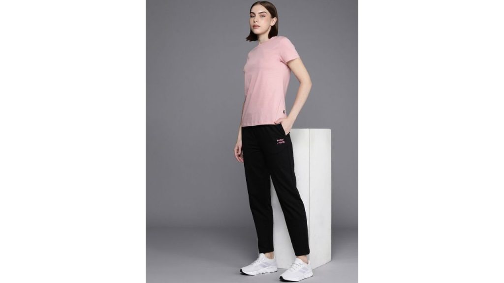 HRX by Hrithik Roshan Women Minimal Printed Training Lifestyle Track Pants