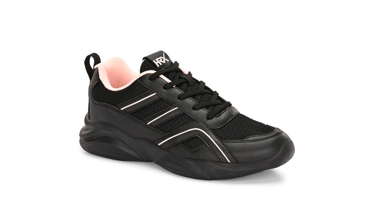 HRX by Hrithik RoshanWomen Mesh Running Lace-Ups Non-Marking Sports Shoes