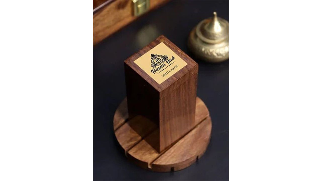 Hasan oud Men White Musk Alcohol Free Attar