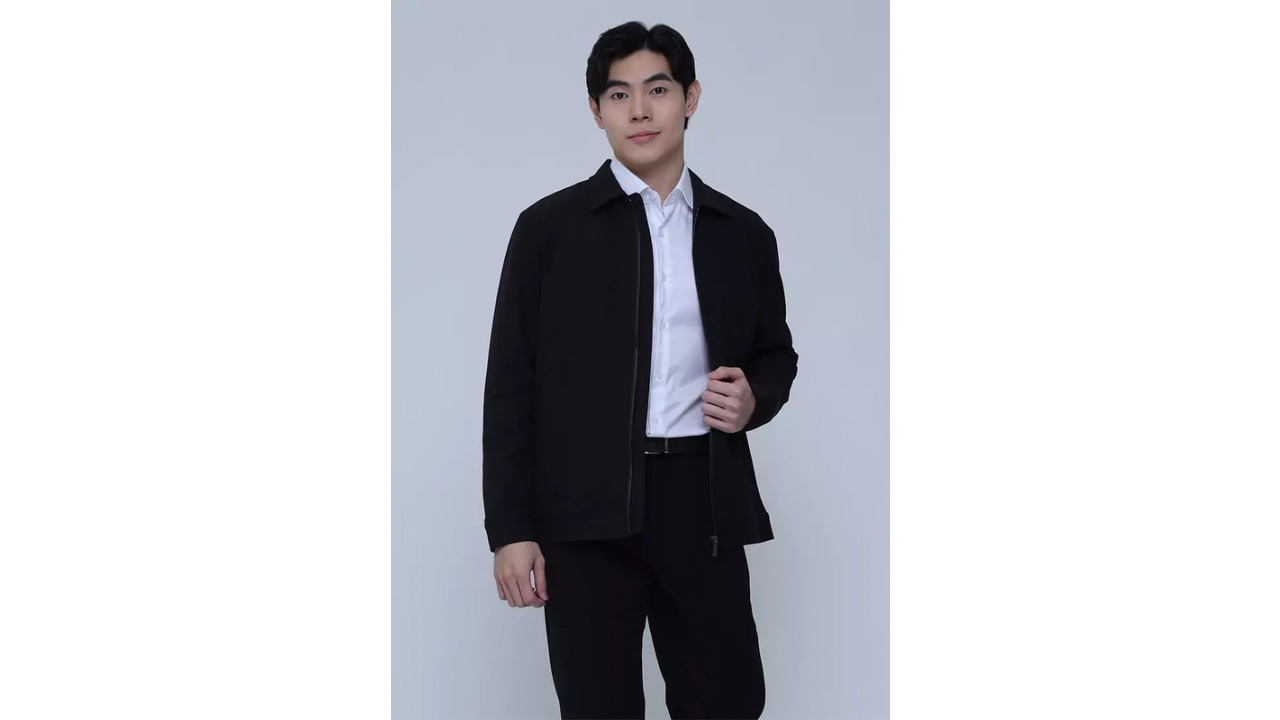 Hechter Paris Solid Basic Nylon Collar Jacket