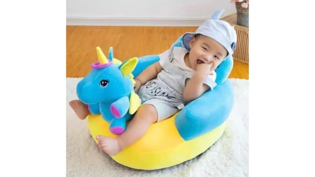 Hello Baby Kids Sofa Soft Plush Cushion Unicorn Shape