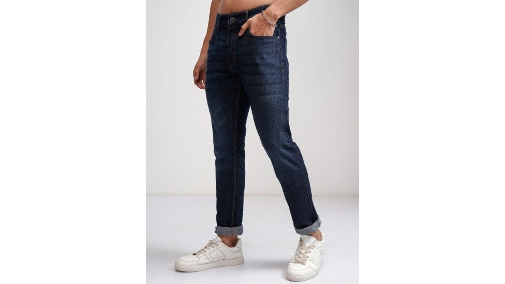 Highlander Men Blue Slim Fit Mid-Rise Stretchable Jeans