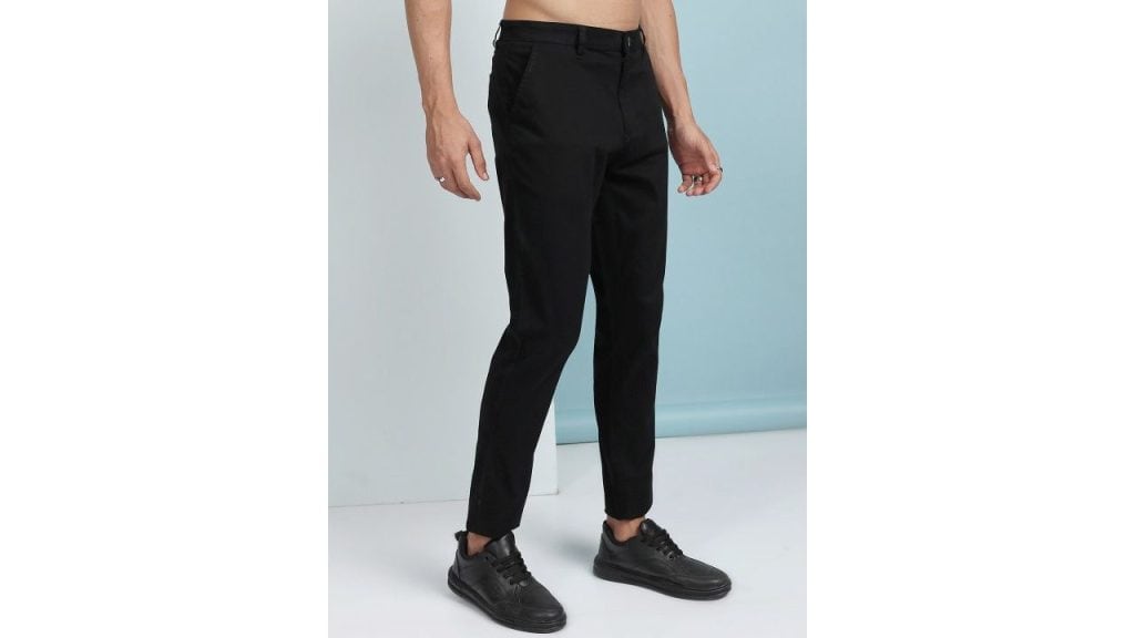 Highlander Men Soft Feel Twill Chino Trousers
