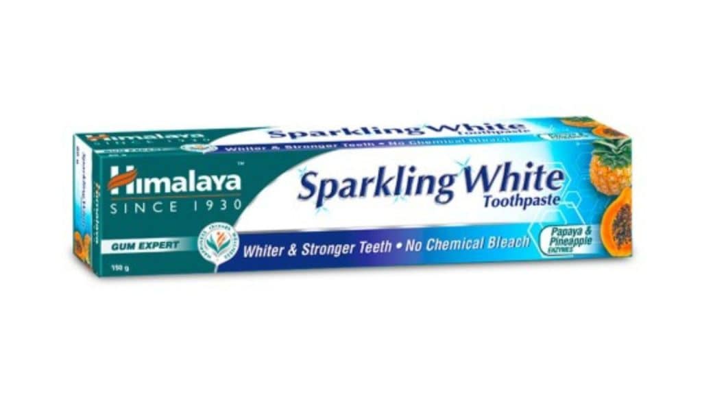 Himalaya Sparkling White Toothpaste For Whiter & Stronger Teeth