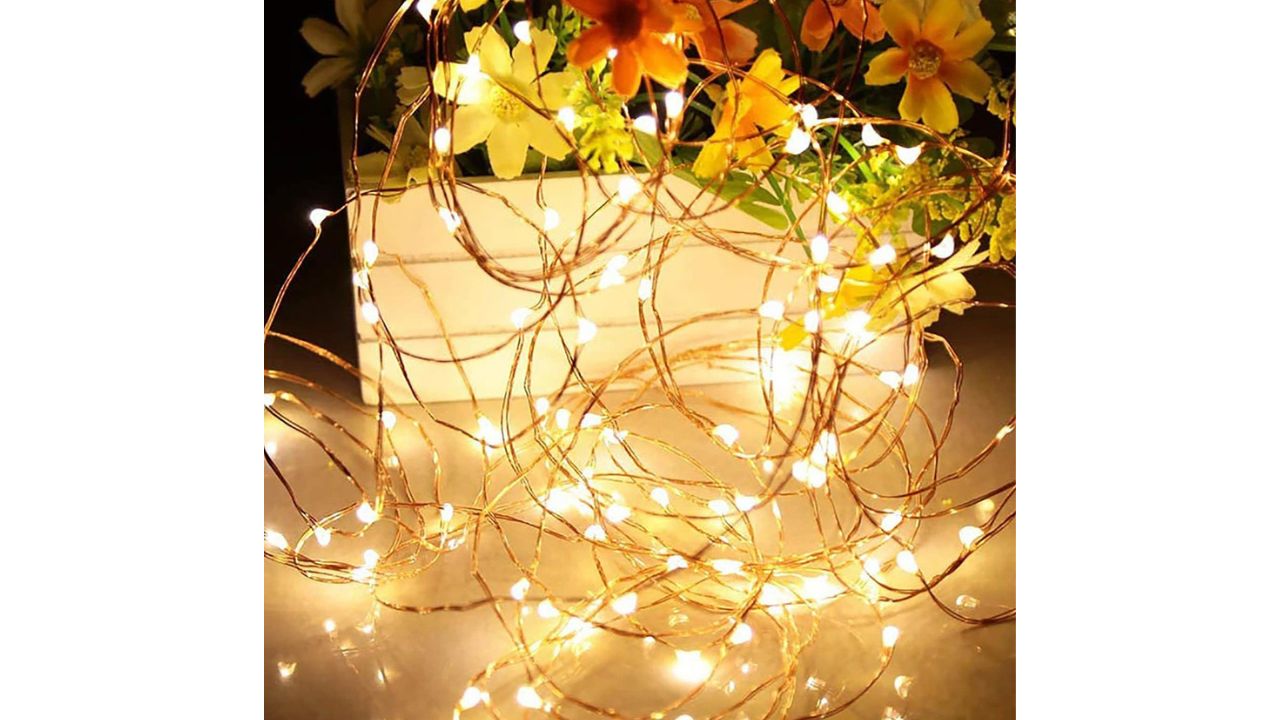 HomesakeSet of 4 50-LED Water Proof Fairy Copper String Lights-5m Each