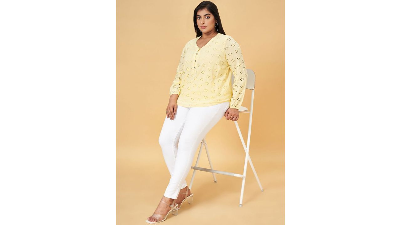 Honey Curvytude by Pantaloons Women Super Skinny Fit Plus Size Jeans