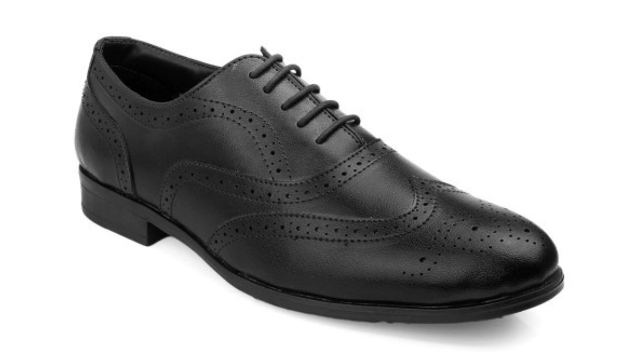 INVICTUS Men Leather Formal Brogues