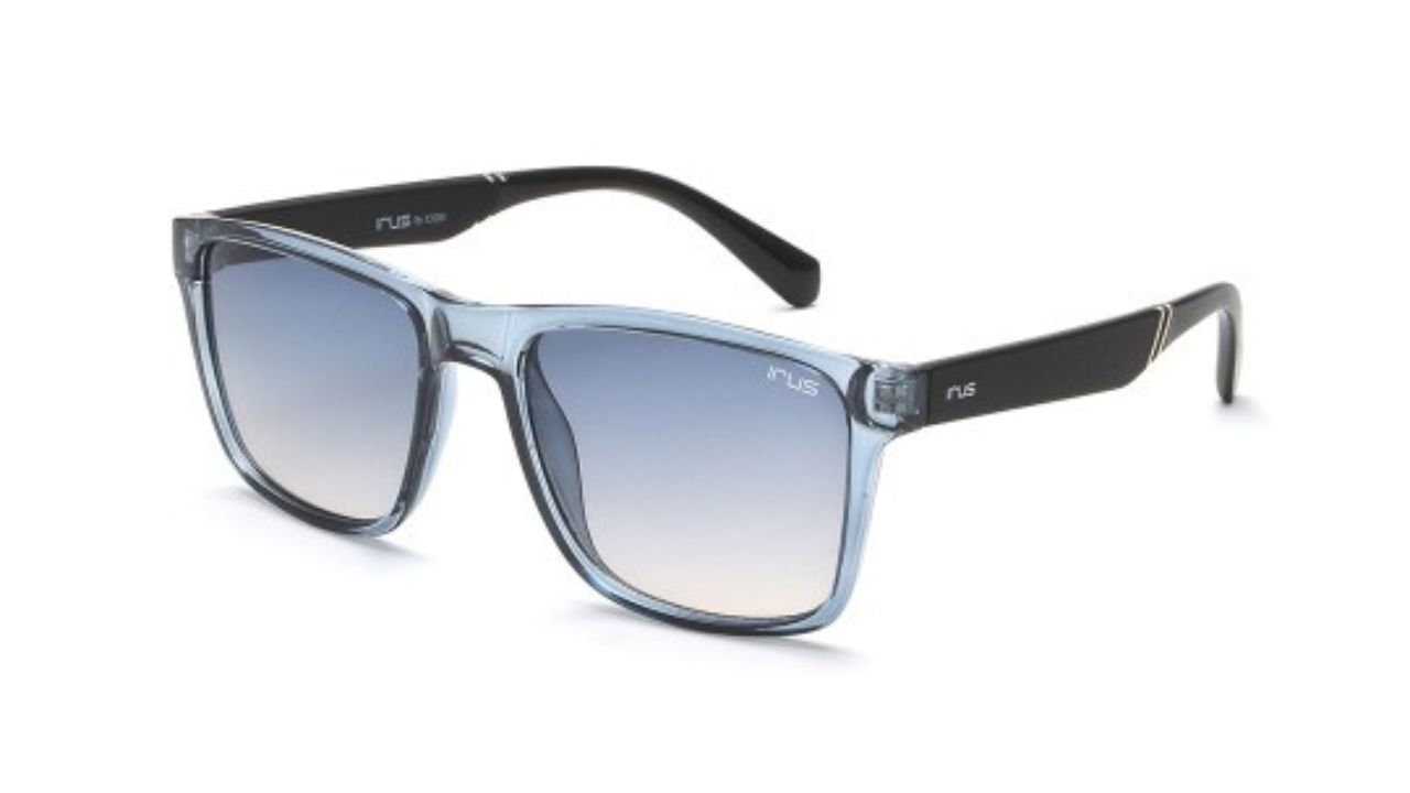 IRUS by IDEE Unisex Blue Lens & Blue Square Sunglass