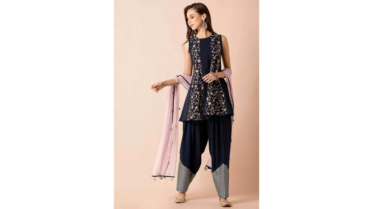 Indya Payal Singhal Cuff Pleated Pants