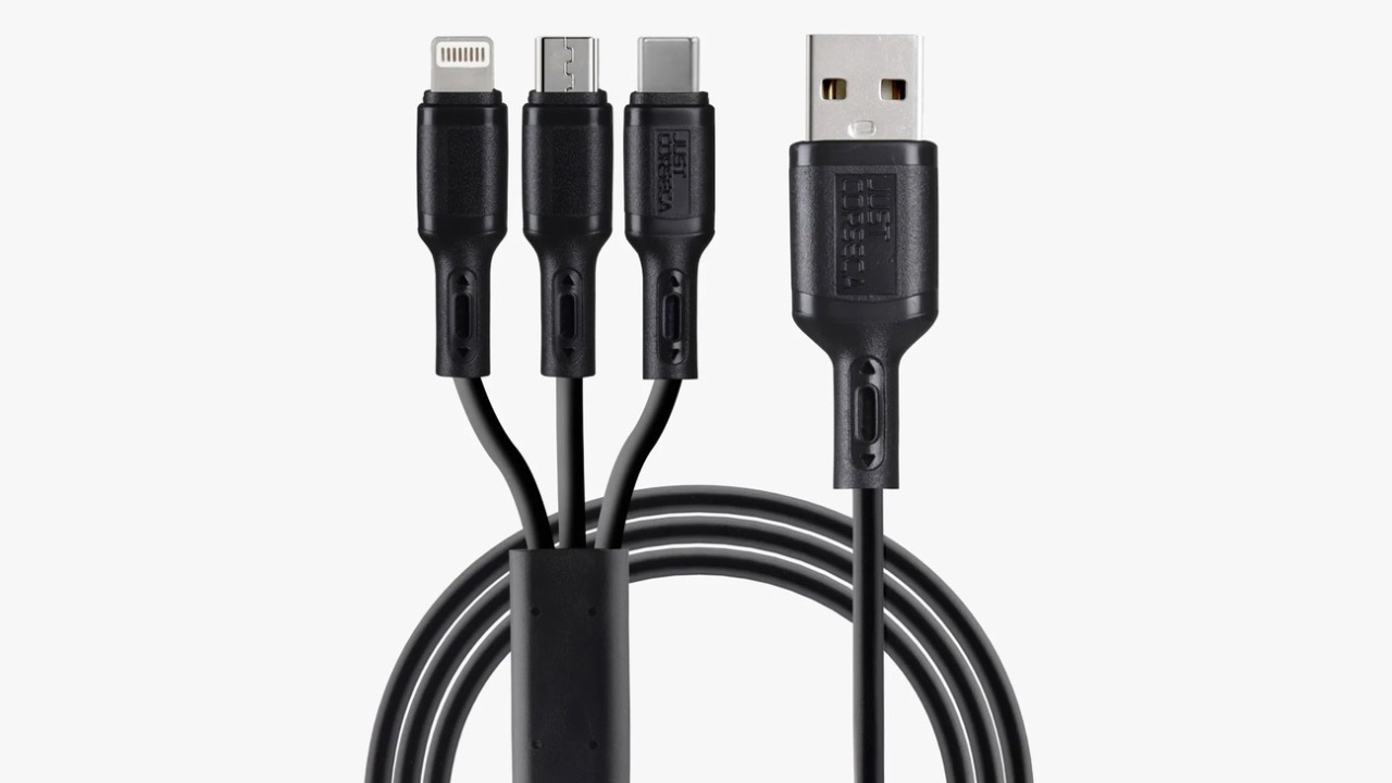 JUST CORSECA 3-in-1 Braided Cable