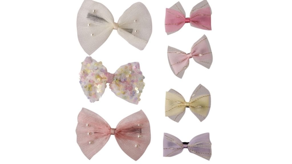 Jewelz Girls Pack Of 7 Embellished Alligator Hair Clip