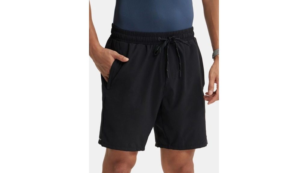 Jockey Recycled Microfiber Stretch Solid Shorts with StayFresh Treatment