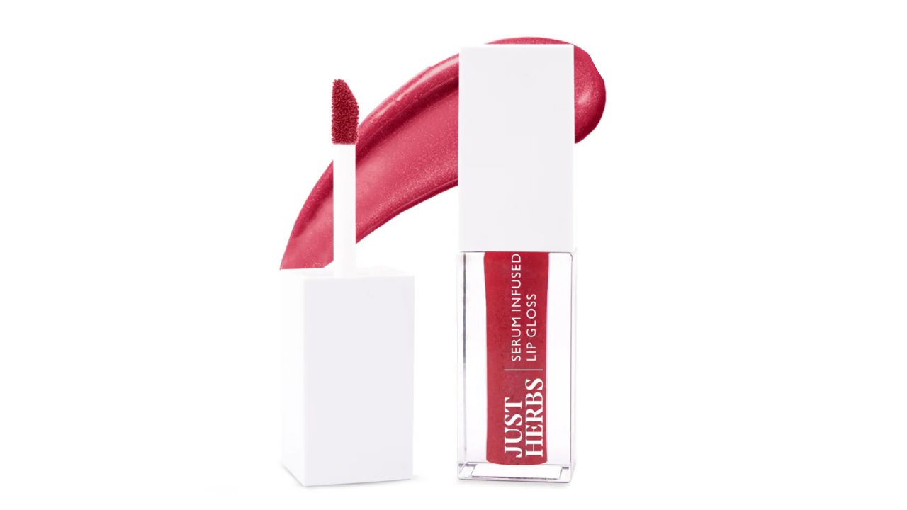 Just Herbs Serum-infused Lip Gloss with Mango Butter and Jojoba Oil