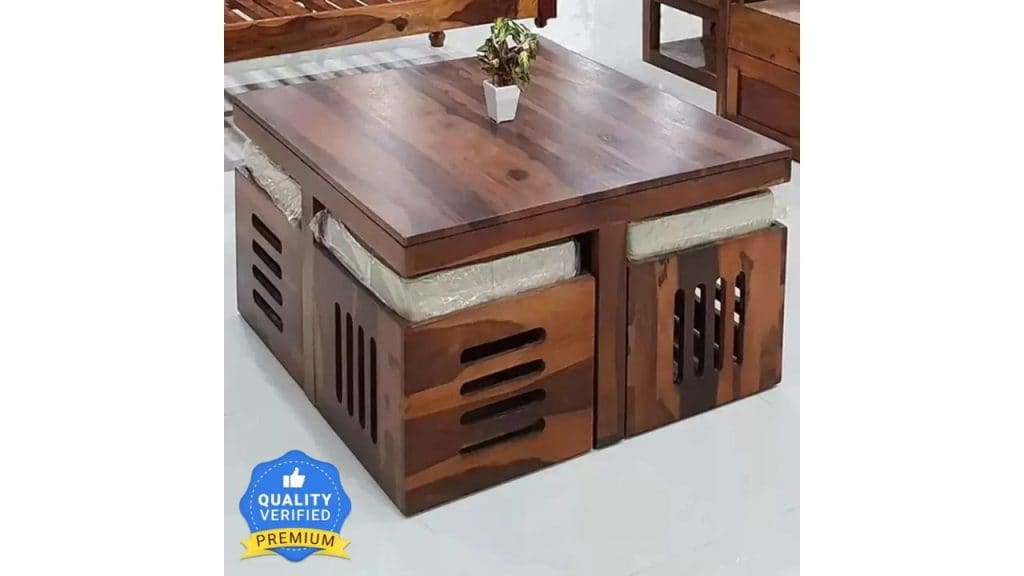 Kendalwood Furniture Premium Quality 4 Stool Coffee Table