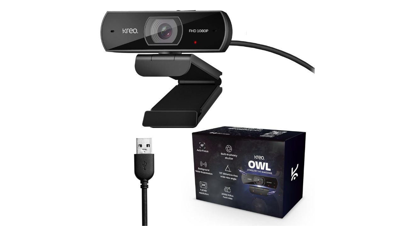 Kreo Owl Full HD 1080P 60 FPS Webcam