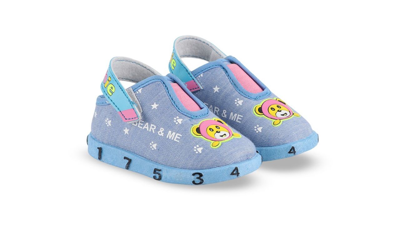 LEVOT Kids Printed Anti Skid Sole Mesh Slip-On Sneakers