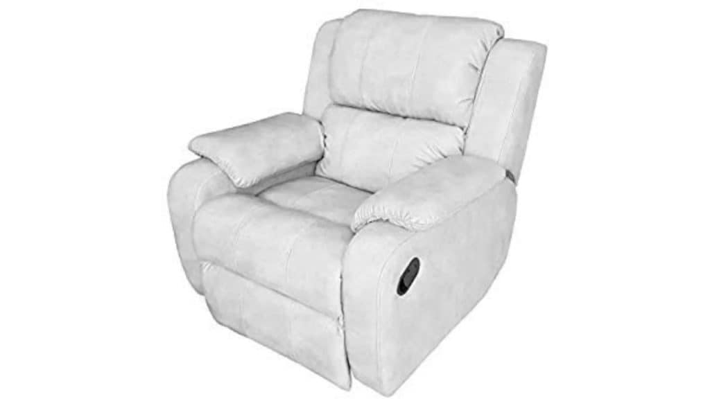 LUSTRE ENTERPRISE Leather Manual Rocker Recliner