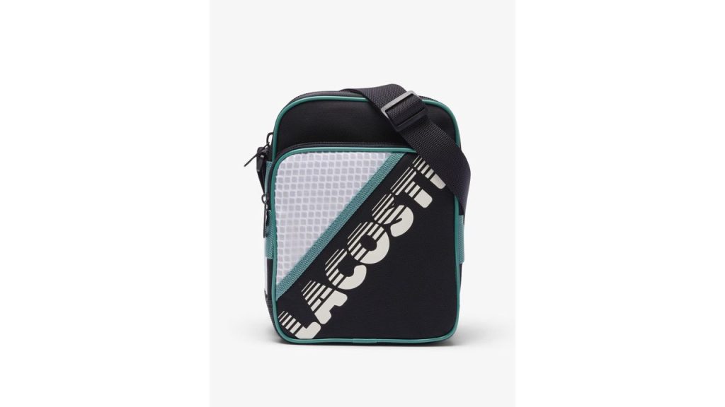Lacoste Men Printed Messenger Bag