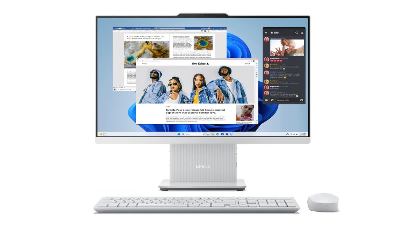 Lenovo IdeaCentre AIO Ryzen 7 7735HS 23.8" FHD IPS All-in-One Desktop