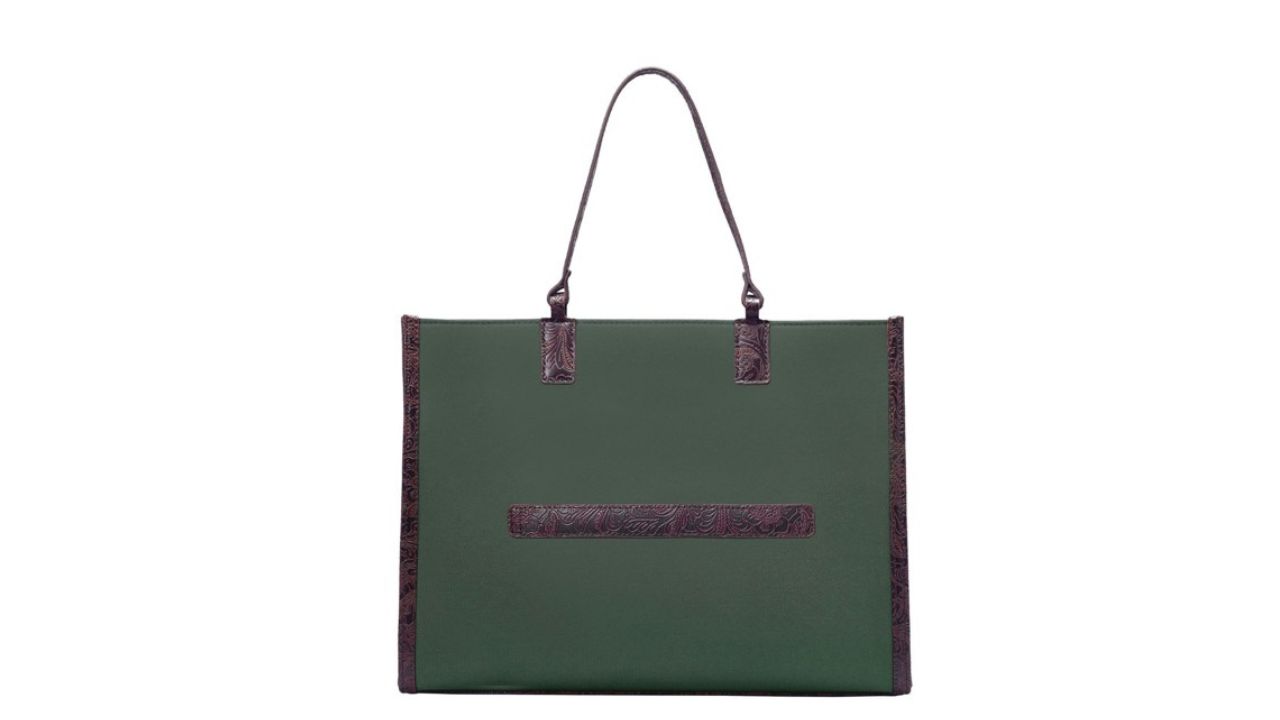 Lino Perros Structured Shoulder Bag with Padded Laptop Sleeve