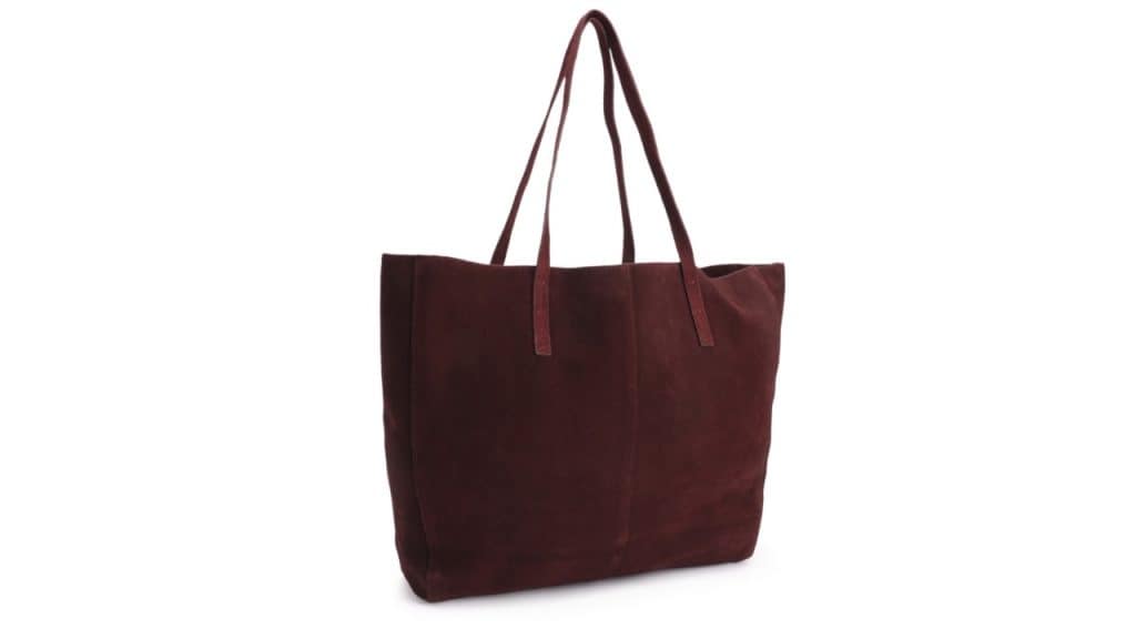 MANGOLeather Shopper Bag With Suede Finish