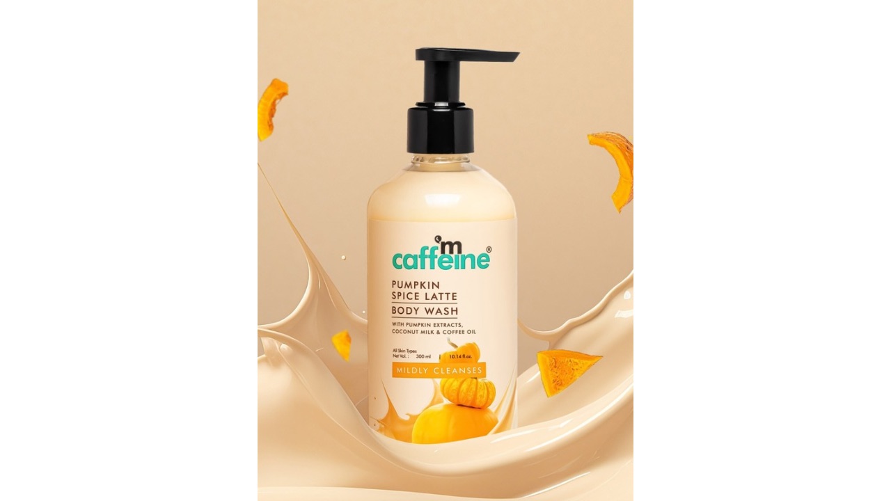 MCaffeine Pumpkin Spice Latte Body Wash with Coffee Oil & Coconut Milk - 300 ml