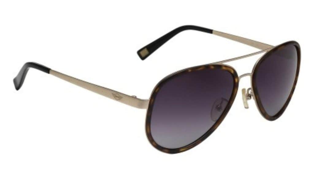 MINI Cooper Unisex Aviator Sunglasses with Polarised UV Protected Lens M32022-128P PUR 58