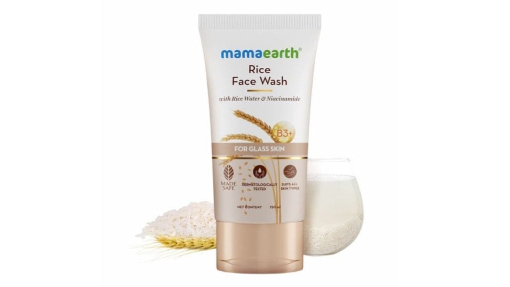Mamaearth Rice Face Wash With Rice Water & Niacinamide