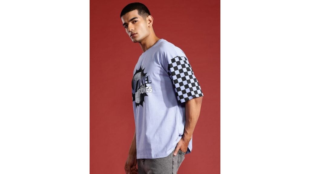 Marvel Street Printed Cotton Relaxed Fit T-Shirt