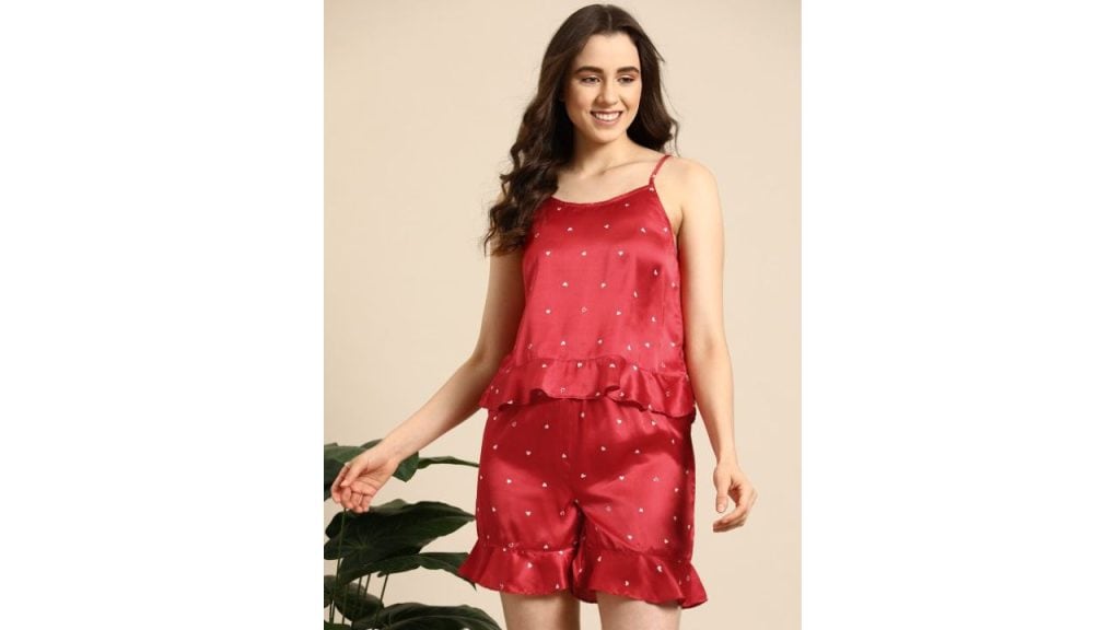 Mast & Harbour Women Printed Night Suit