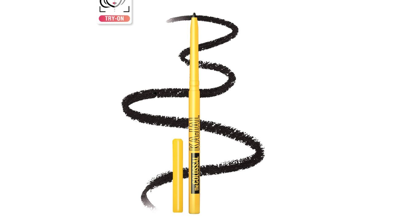 MaybellineNew York Smudge Proof Colossal Kajal with Aloe Vera - Deep Black - 0.35g