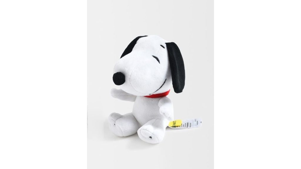 MiArcus Peanuts Mini Snoopy Beagle Soft Plush Toy White - Height 13 Cm