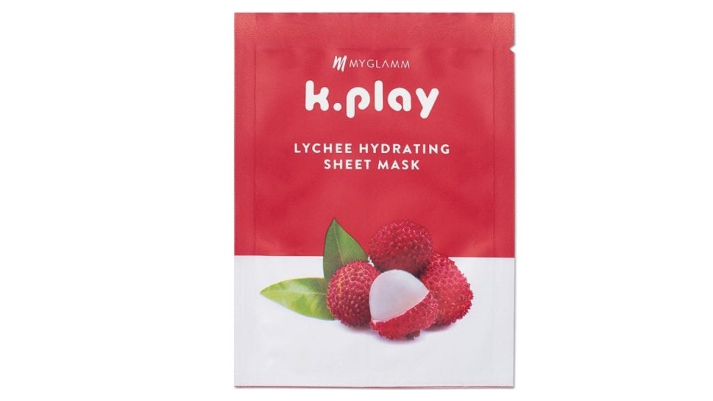 MyGlamm K.Play Lychee Hydrating Sheet Mask-Lychee-20ml