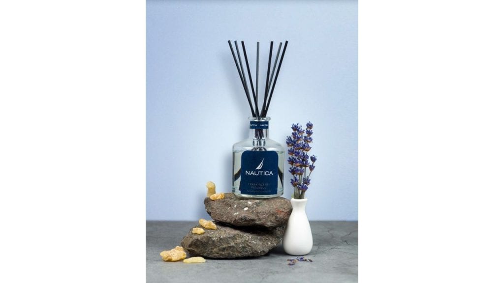 Nautica Frankincense Patchouli 100% Natural Aroma Oil Diffuser Set With 7 Reeds - 150 ML
