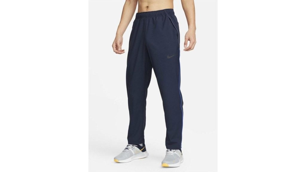 Nike Men Blue Dri-FIT Trackpants