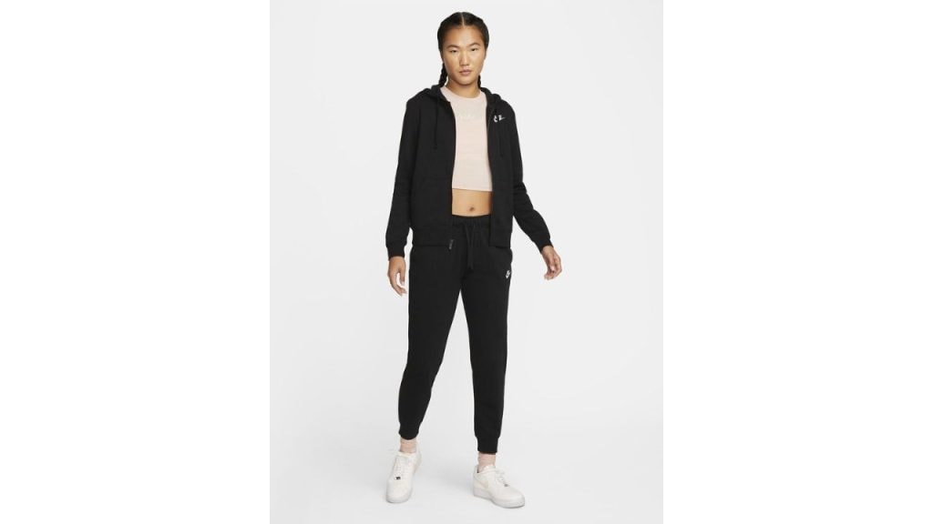 Nike Women Black Sportswear Club Fleece Joggers