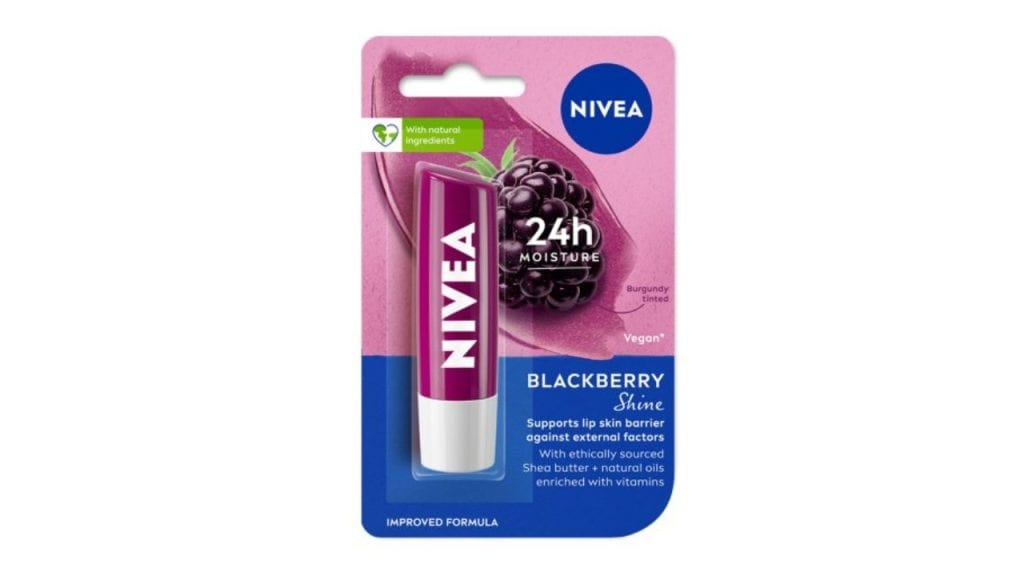 Nivea Women Lip Balm Blackberry Shine 4.8 g