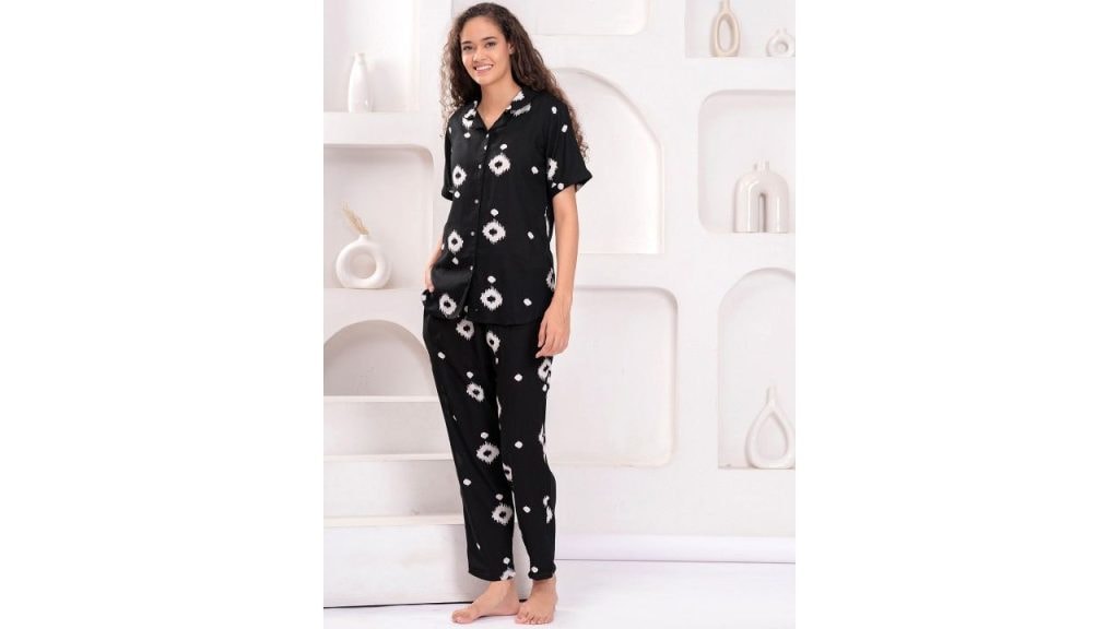 OH MI DIOS Women Printed Night Suit