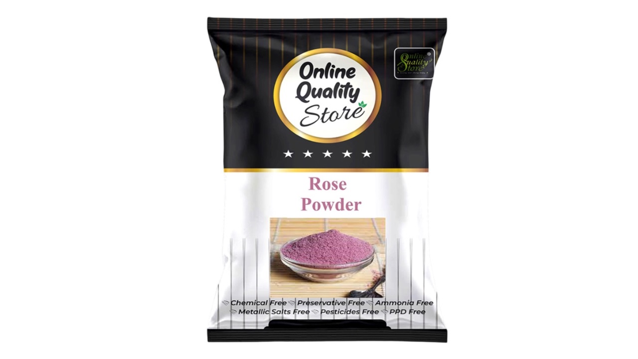 Online Quality Store Natural Rose Powder For Uneven Skin Tone - 100 g