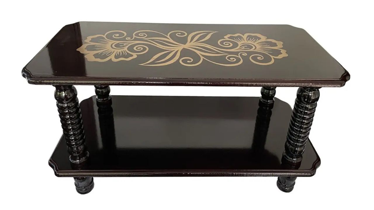 PEDPIX Modern Wooden Tea Table for Living Room