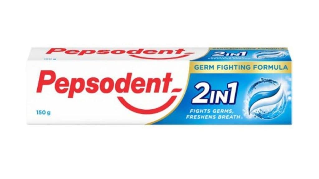 Pepsodent 2 In 1 Dual Action Toothpaste With Germ Fighting Formula