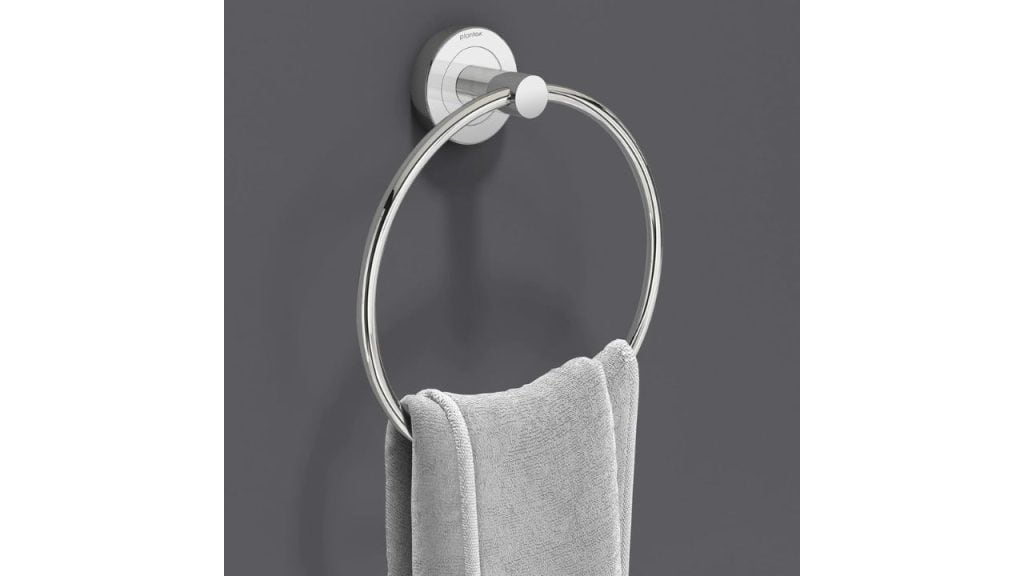 Plantex Compact Stainless Steel Towel Hanger