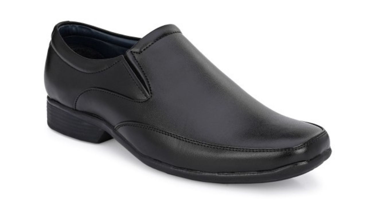 Provogue Men Leather Formal Slip-On Shoes