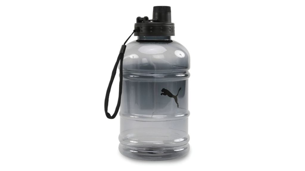 Puma Black Single Plastic Solid Water Bottle 1.7 L