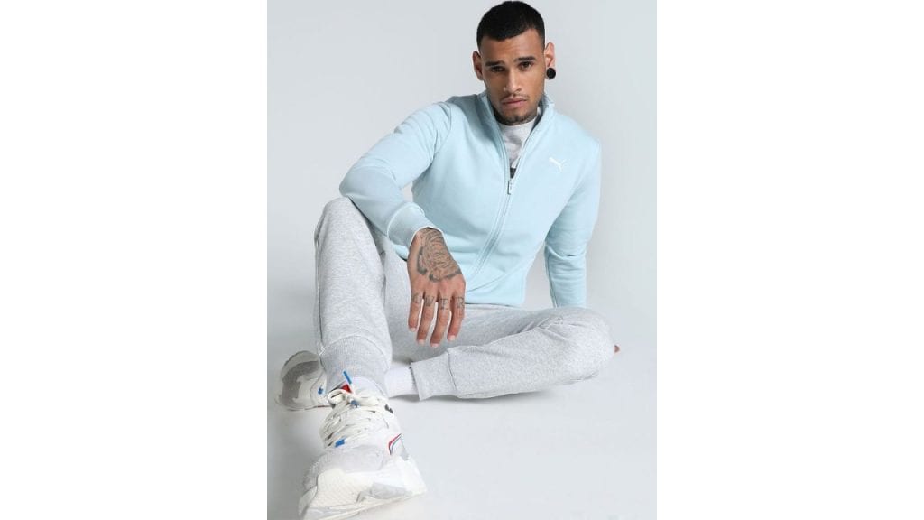 Puma Zippered Full-Zip Pure Cotton Slim Fit Jacket