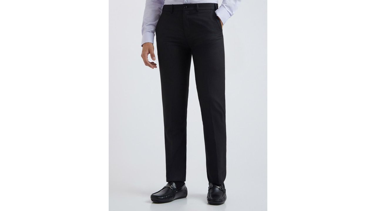 Raymond Men Slim Fit Formal Trousers