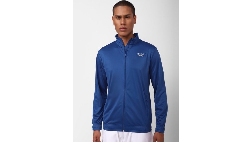 Reebok Men Rbk Fitness M Store Staff Training or Gym Sporty Jacket