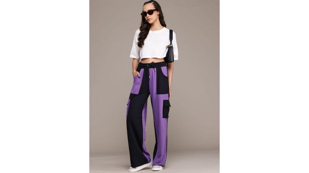 Roadster Colourblocked Track Pants